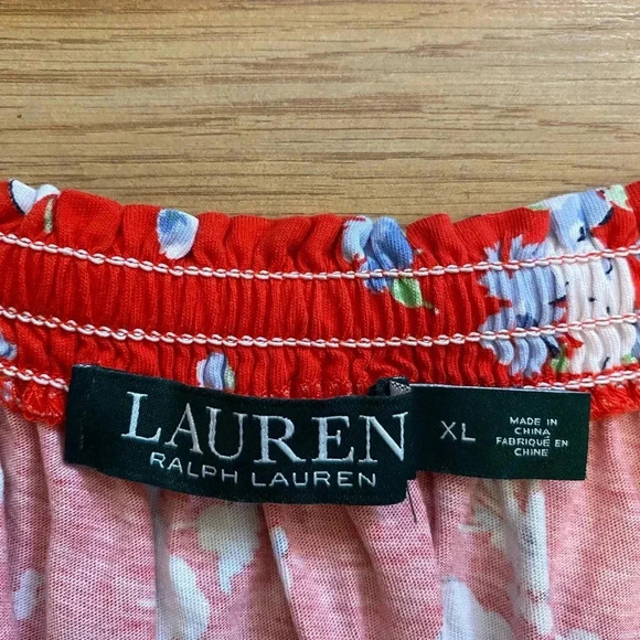 Lauren - Ralph Lauren Design Off Shoulder Floral Vintage print - As New -Size XL - Picture 10 of 10